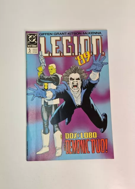 Legion '89 #5 DC Comics June 1989 Alan Grant (Early Lobo)