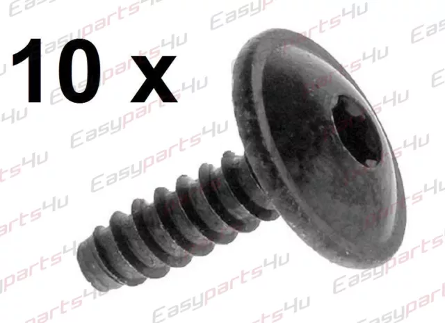 SET 10x KFZ TORX SCHRAUBEN Motorabdeckung Unterboden AUDI VW SEAT N90775001