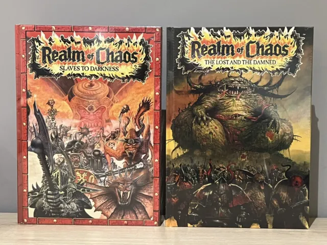 Warhammer Realm of Chaos Slaves To Darkness 1988 & Lost And The Damned 1990