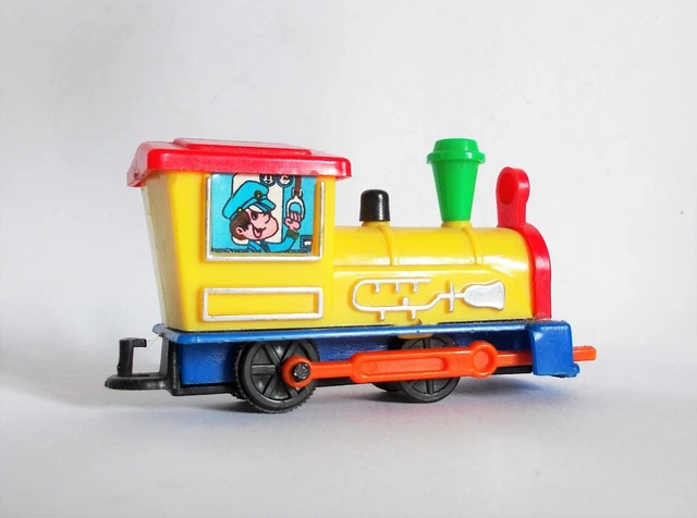 Kleine Batterielok Lokomotive Dampflok Eisenbahn 1970er HongKong Sammler -läuft!