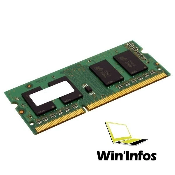 BARRETTE DE MEMOIRE RAM SO-DIMM PC3L-12800S DDRIII DDR3 4 go 4 gb EUR 7,99 - FR