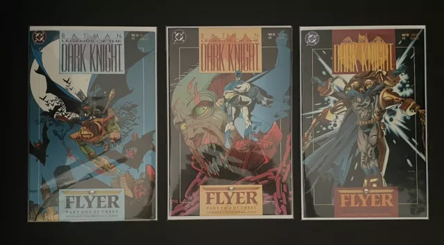 Batman Legends of the Dark Knight 24 25 26 Lot DC 1989 VF/NM