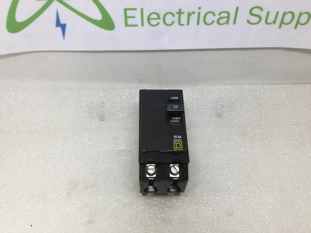 Square D QO250 2 Pole 50A 120/240VAC Type QO Circuit Breaker