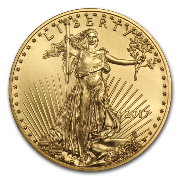 2017 1 oz Gold American Eagle Coin BU - SKU #117271