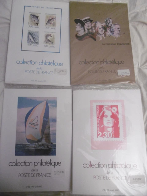 collection-philatelique-de-la-poste-de-france-annee-1990-complete-eur