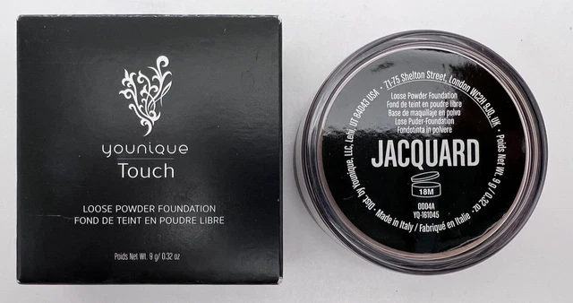 Base en polvo suelta Younique Touch JACQUARD .32 oz nueva con caja