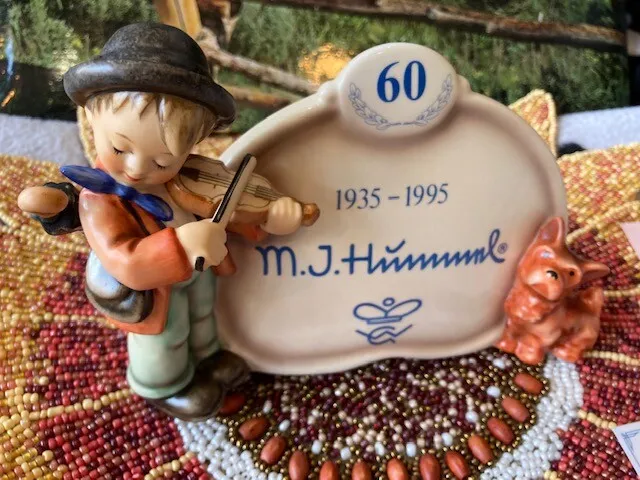 Goebel M.i. Hummel Hum 767 “Puppy Love Plaque” ~ 60Th Anniversary Of Hummels Mib