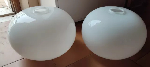 2x applique Lampadario vetro space age boccia vintage Flos Artemide Mazzega