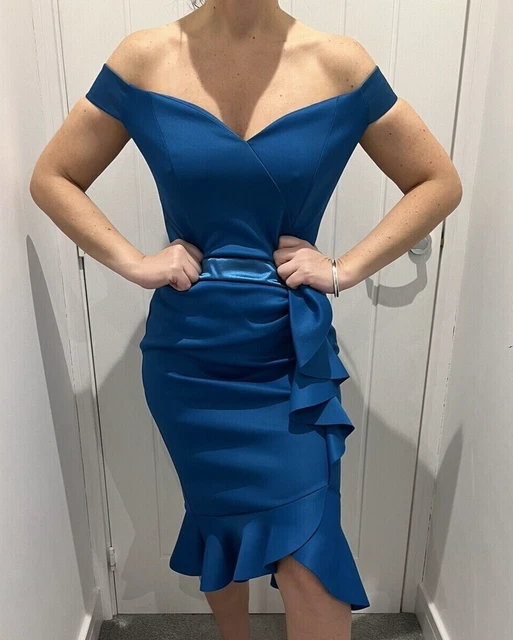 Lipsy scallop on sale bardot dress