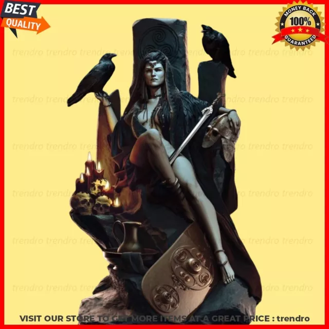 1/24 Resin Figures Model Sexy Ancient Queen Witch Stand Unpainted Unassembled