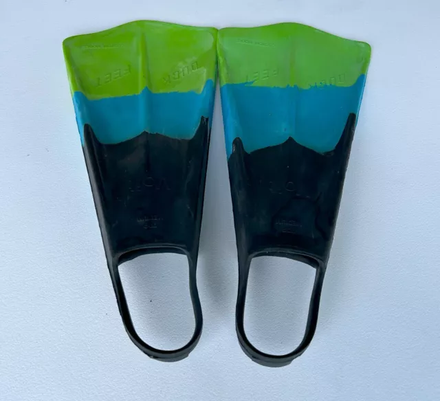 VOIT CUSTOM MODEL DUCK FEET SWIM FINS Size MEDIUM SURF FLIPPERS SCUBA