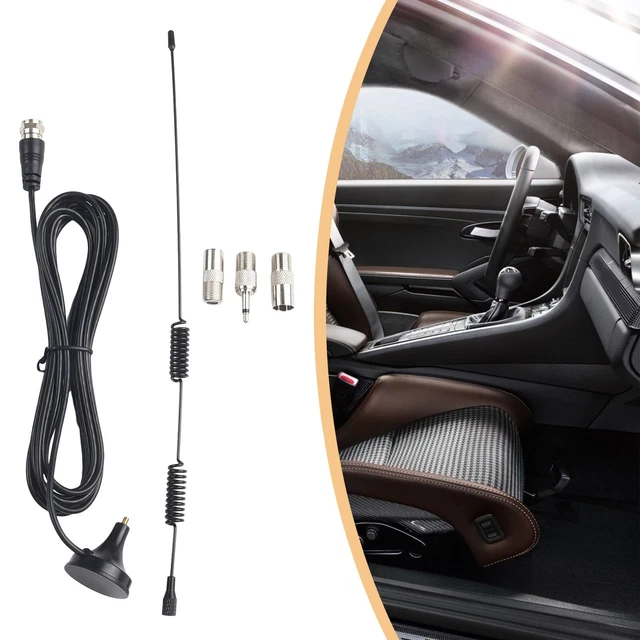 Antenna Radio FM DAB UKW 7dBi Con Cavo Da 3 M E Base Magnetica Per Radio Digitale - Foto 14