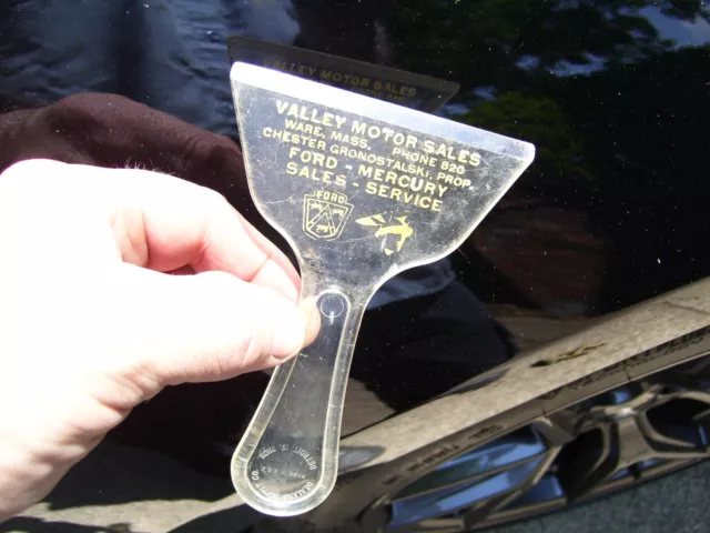 Vintage Ford 1950s promo auto ice hand tool Thunderbird Mustang custom truck car