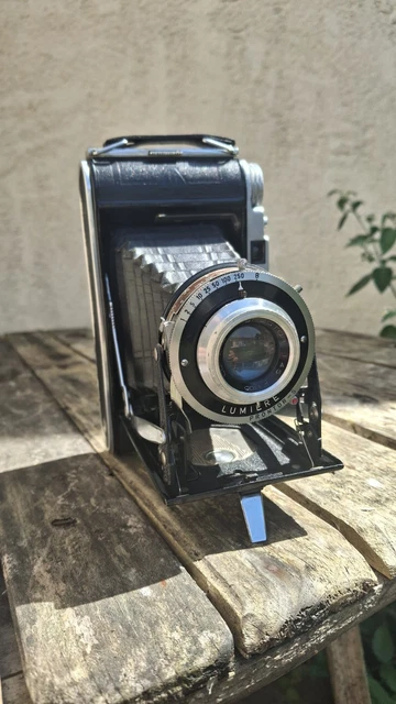 APPAREIL PHOTO VINTAGE METAL GALLUS PARIS GALLIX 1 : 3.5 F 50 avec VOLET -E EUR 89,00 - FR