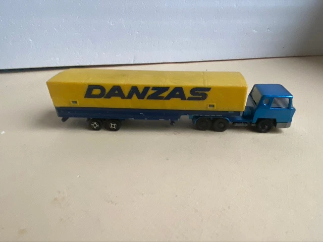 CAMION SAVIEM SEMI-REMORQUE Bache Publicitaire Serie 3000 Majorette 1