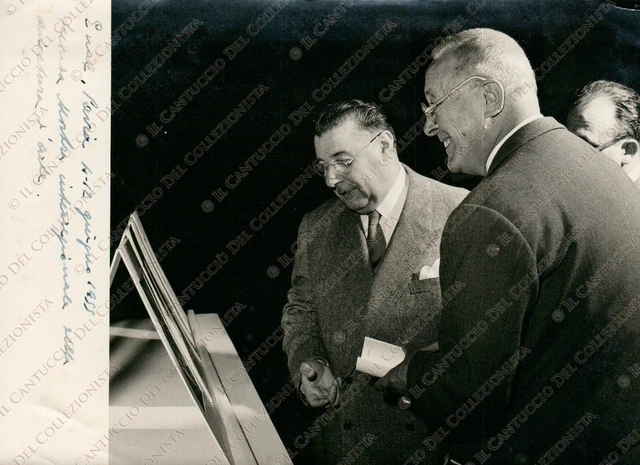 1955 PAVIA Seconda Mostra Internazionale Caricatura d’Arte ENAL Foto Chiolini
