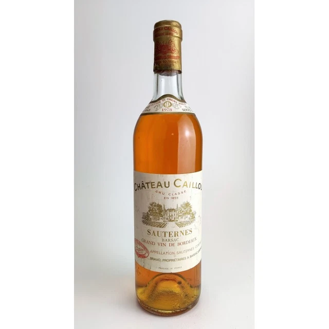 1978 - Chateau Caillou Sélection de Grains Nobles - Sauternes