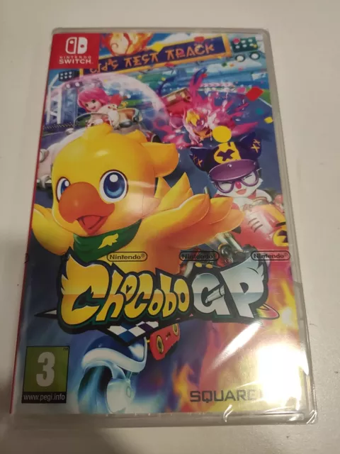 Chocobo GP Switch EU FactorySealed Game In EN-FR-DE-ES-IT-JP NEW