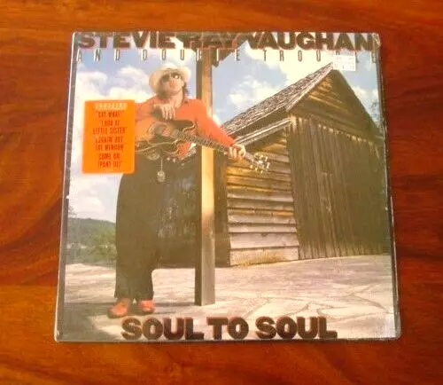 Stevie Ray Vaughan & Double Trouble. Soul to Soul. NM- VINYL LP in Shrink Wrap