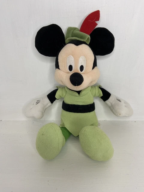 DISNEY MICKEY MOUSE Robin Hood Plush Official Disneyland Paris 24cm disney-mickey-mouse-robin-hood-plush-official-disneyland-paris-24cm