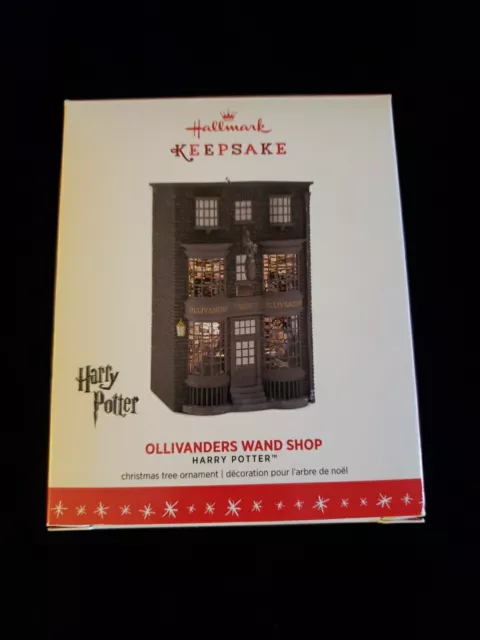 Hallmark Harry Potter Ollivander's Wand shop ornament 2016