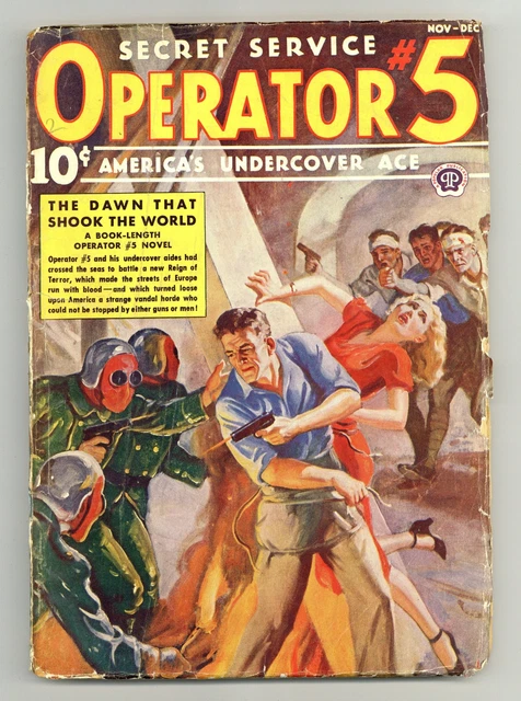 Operator #5 Pulp Nov 1938 Vol. 11 #2 GD/VG 3.0
