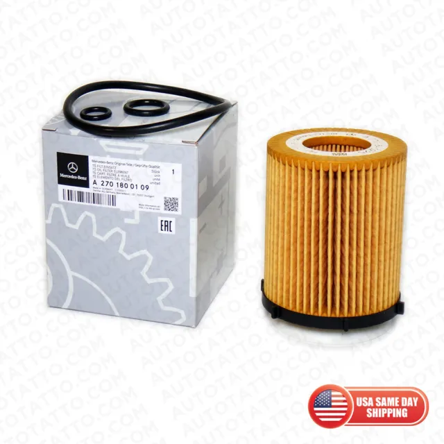 Mercedes-Benz A C CLA GLA GLB GLC GLE-Class OEM Engine Oil Filter 2701800109