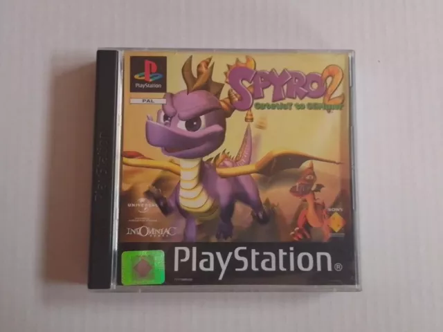 Spyro 2 Gateway to Glimmer PS1. With Manual.