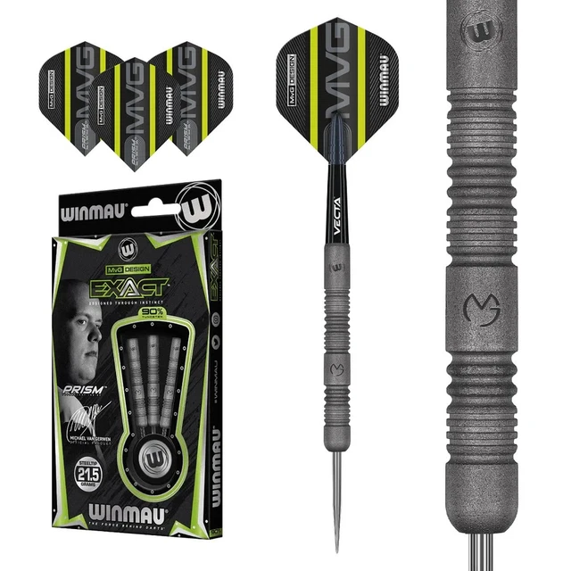 MvG DESIGN MICHAEL VAN GERWEN EXACT 21.5G 90% TUNGSTEN WINMAU DARTS