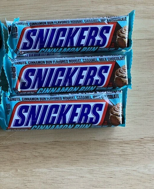 CINNAMON BUN SNICKERS Chocolate Candy Bars 1.5oz Limited Edition 3