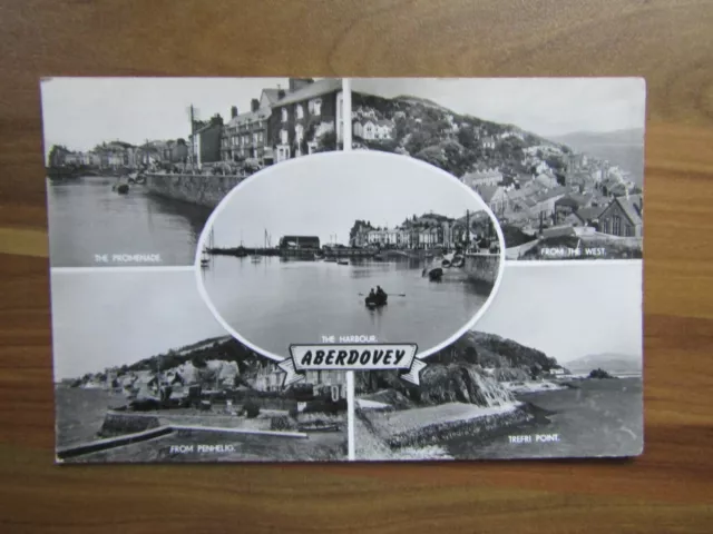 Old postcard - Aberdovey - Multi view card