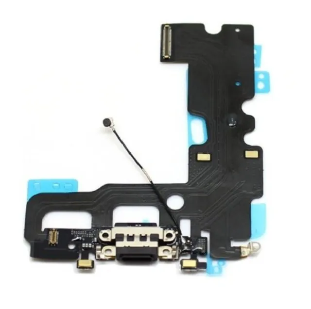 Connecteur de CHARGE pour APPLE IPHONE 8 PLUS NOIR + Microphone Dock Port  micro USB Nappe Flex + Kit 8 outils***