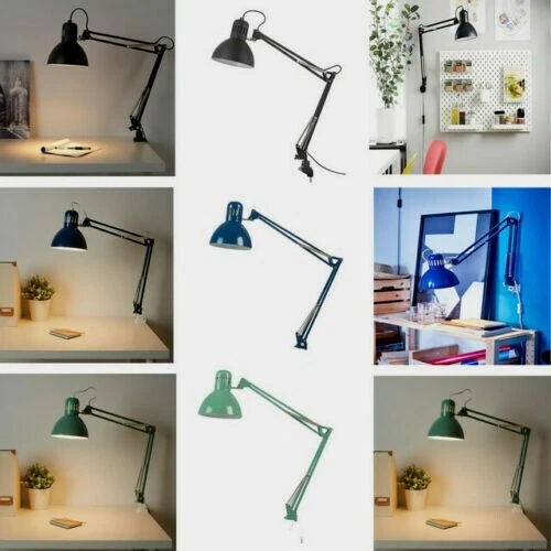 IKEA WORK LAMP Adjustable Arm Table Lighter Desk Study Office Lamp