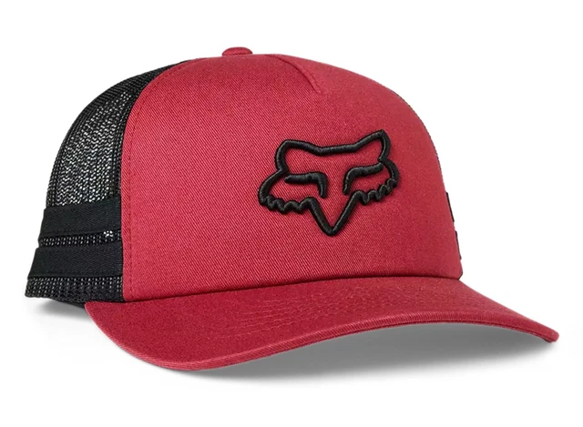 Fox Racing Boundary Trucker Snapback Hat Scarlet