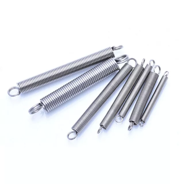 Expansion Tension Extension Spring 0.8mm Wire Dia 6/7mm OD 304 Stainless Steel