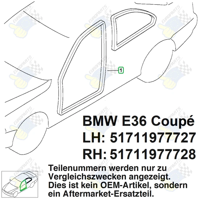 BMW E31 840 850 Kantenschutz Pergament Links Rechts In Baden