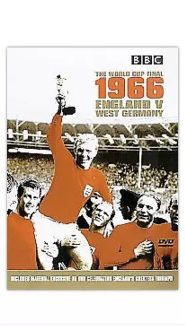 THE WORLD CUP FINAL 1966 ENGLAND  VS WEST GERMANY (DVD) Brand New Sealed