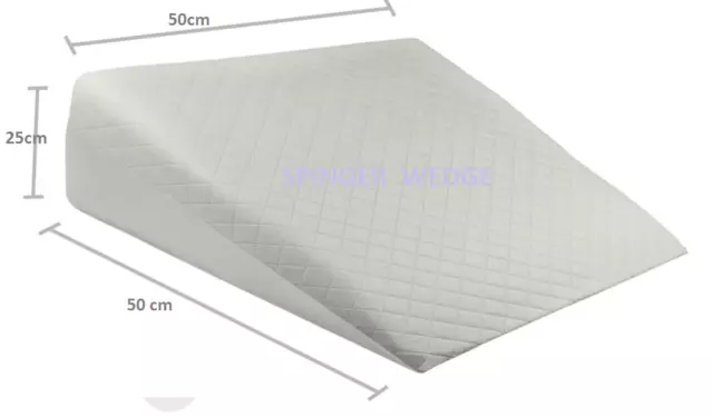 Bed Wedge Pillow, Relief GERD (chronic acid reflux), Leg Pain, Heart Burn, Pain