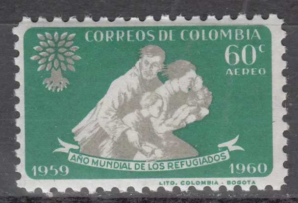 Kolumbien Nr. 926** Weltflüchtlingsjahr 1960