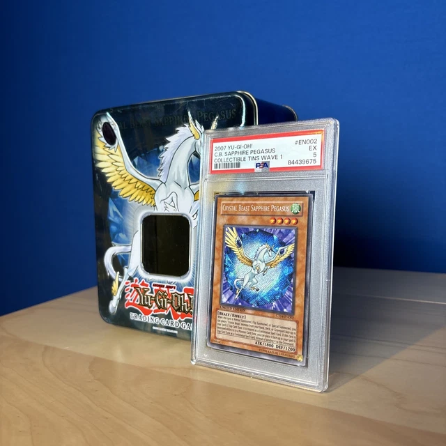 Yu-Gi-Oh! Crystal Beast Sapphire Pegasus - Secret Rare CT04-EN002 (Near Mint, Never Played) 2 thumbnail image