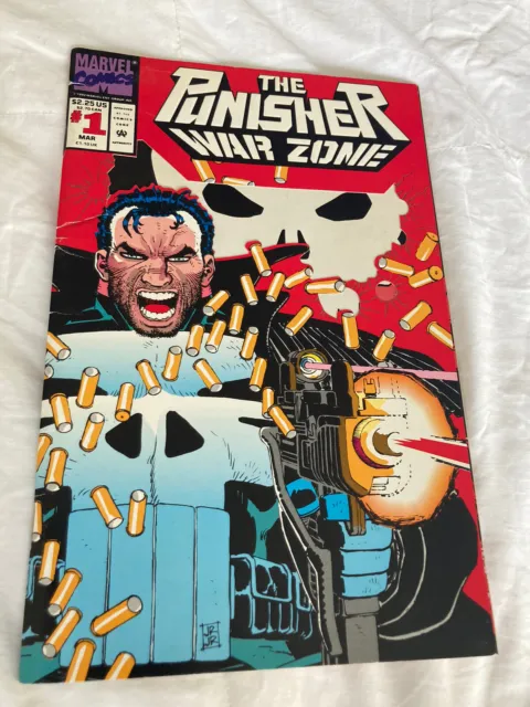 The Punisher War Zone rare Comic book inherited old collection vintage books HTF