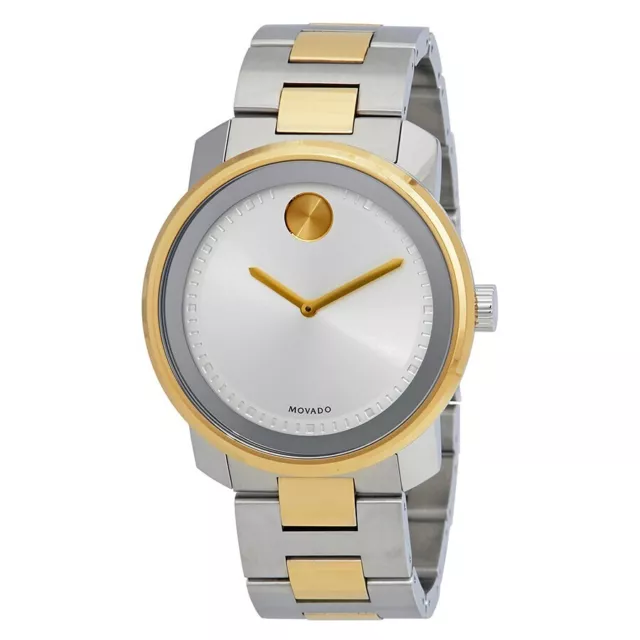 Movado Bold 3600431 Silver Dial Stainless Steel Men's Watch