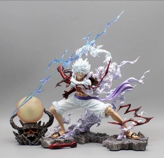 PROMO ONE PIECE Monkey D. Luffy Gear 5 Nika 28 cm Action Figure Wano vs ...