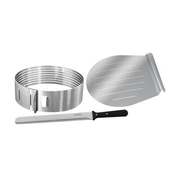 ZENKER HAUSRAT Kuchenschneidhilfe-Set 3tlg. 2