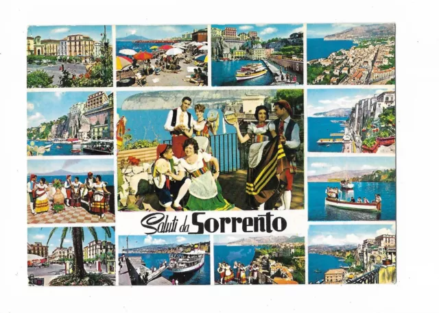 NAPOLI (135) - Saluti da SORRENTO (Vedute) - FG/Vg 1965