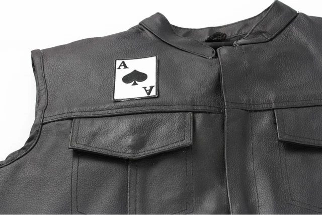 Patch Thermocollant As De Trèfle Poker – Broderie Polyester 7,5x5,5 Cm – Décoration Vêtements, Sacs