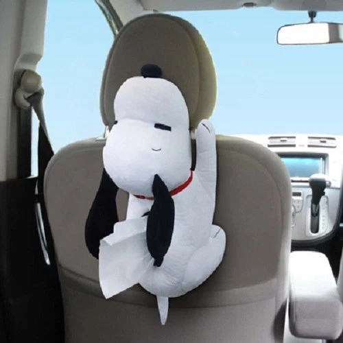JDM PEANUTS SNOOPY Tissue box cover Plushie Kawaii car accessory £49.74