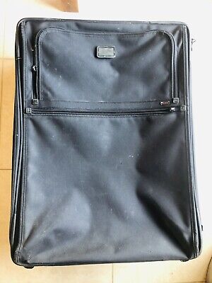 TUMI Alpha Black 27” Wheeled Rolling Large Suitcase Luggage (Ballistic Nylon)