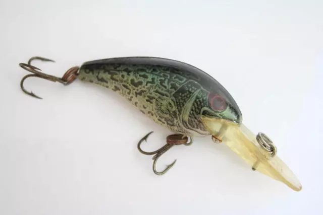 VINTAGE REBEL LITTLE Suspend R Fishing Lure Naturalized Crappie