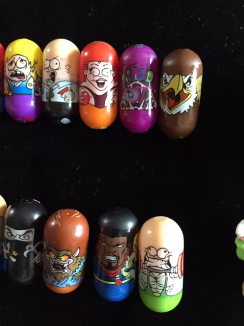 Mighty Beanz Lot Of 12 + Bod Lot Of 3  Ultimate Spiderman  Bishop  Ninja + More 3